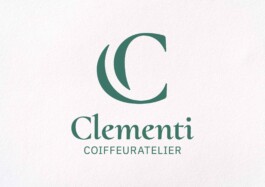 Clementi Doppel-C-Logo mit Beschriftung 