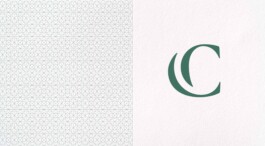 Logo und Muster des Clementi Brand Designs 